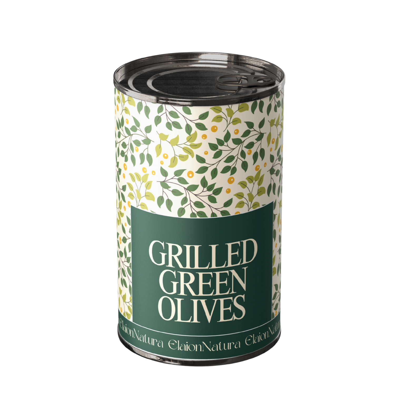 Grilled Green Olives